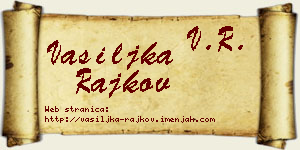 Vasiljka Rajkov vizit kartica